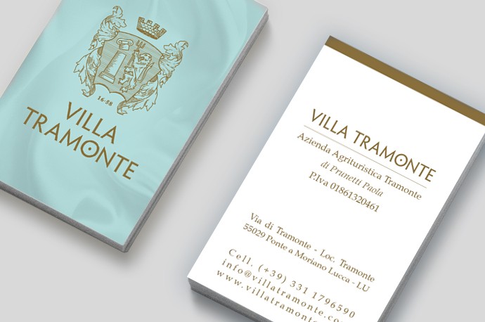 Biglietti da visita Villa Tramonte 220